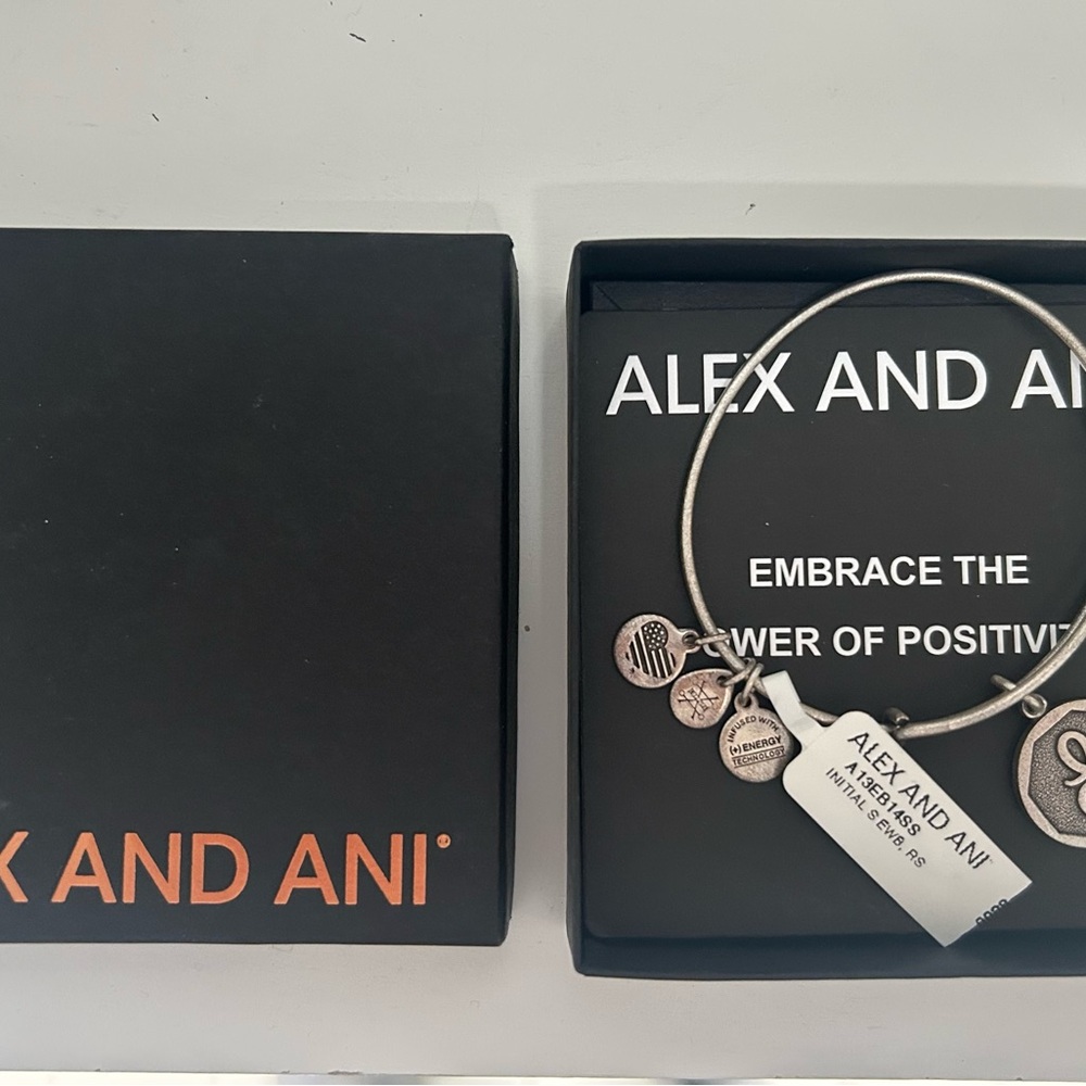 Alex and Ani Silver Charm Bracelet